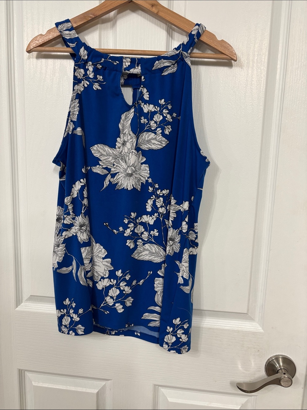 Ricki’s Royal Blue Floral Tank Top